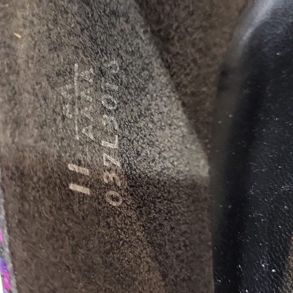 Life Stride Retro Satin Covered Pumps Splatter Shimmery Multicolor Size 11 AA - Picture 11 of 11